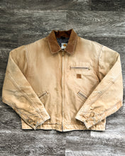Load image into Gallery viewer, 1990s Carhartt Sun Faded Tan Detroit Work Jacket - Size X-Large
