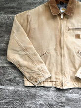 Load image into Gallery viewer, 1990s Carhartt Sun Faded Tan Detroit Work Jacket - Size X-Large
