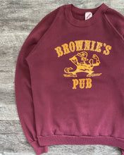 Load image into Gallery viewer, 1990s Brownie&#39;s Pub Raglan Cut Crewneck Sweatshirt - Size Large
