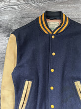 Load image into Gallery viewer, 1990s Two Tone Blank Varsity Jacket - Size Small
