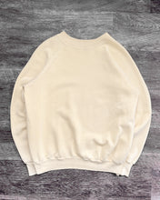 Load image into Gallery viewer, 1980s Butter Yellow Raglan Cut Crewneck Sweatshirt - Size Medium
