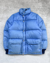 Load image into Gallery viewer, 1980s North Face Ice Blue Puffer Jacket - Size Small
