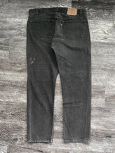 Load image into Gallery viewer, 1980s Levi&#39;s Washed Black 501 - Size 38 x 32
