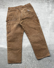 Load image into Gallery viewer, 1990s Carhartt Tan Distressed Double Knee Pants - Size 35 x 28
