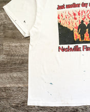 Load image into Gallery viewer, 1990s Nashville Firefighters Painted Single Stitch Tee - Size X-Large
