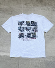 Load image into Gallery viewer, 1990s Never Squat with Your Spurs On Single Stitch Tee - Size X-Large
