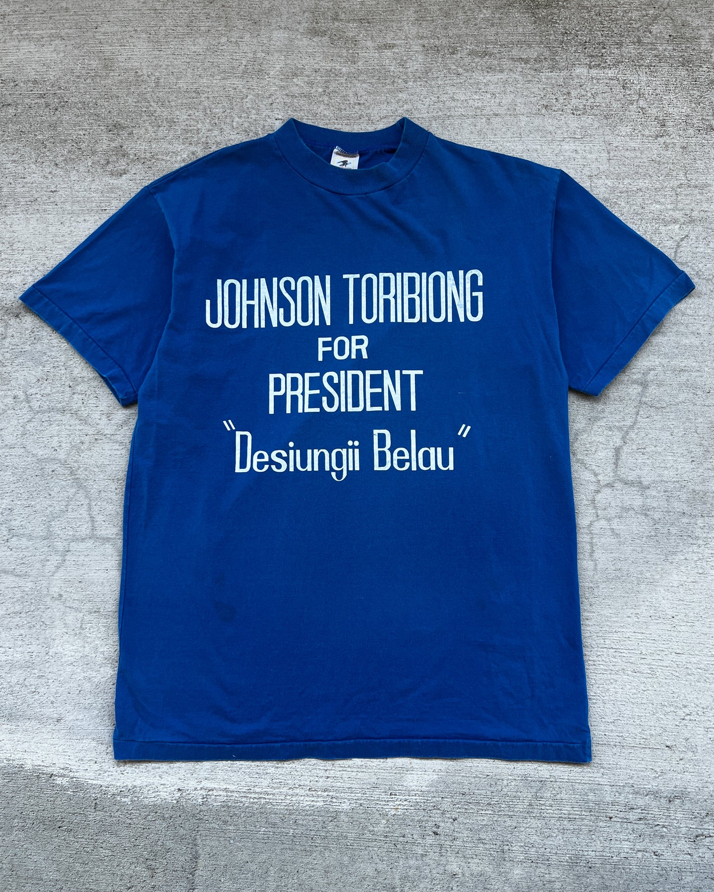1990s Johnson Toribiong Single Stitch Tee - Size Large