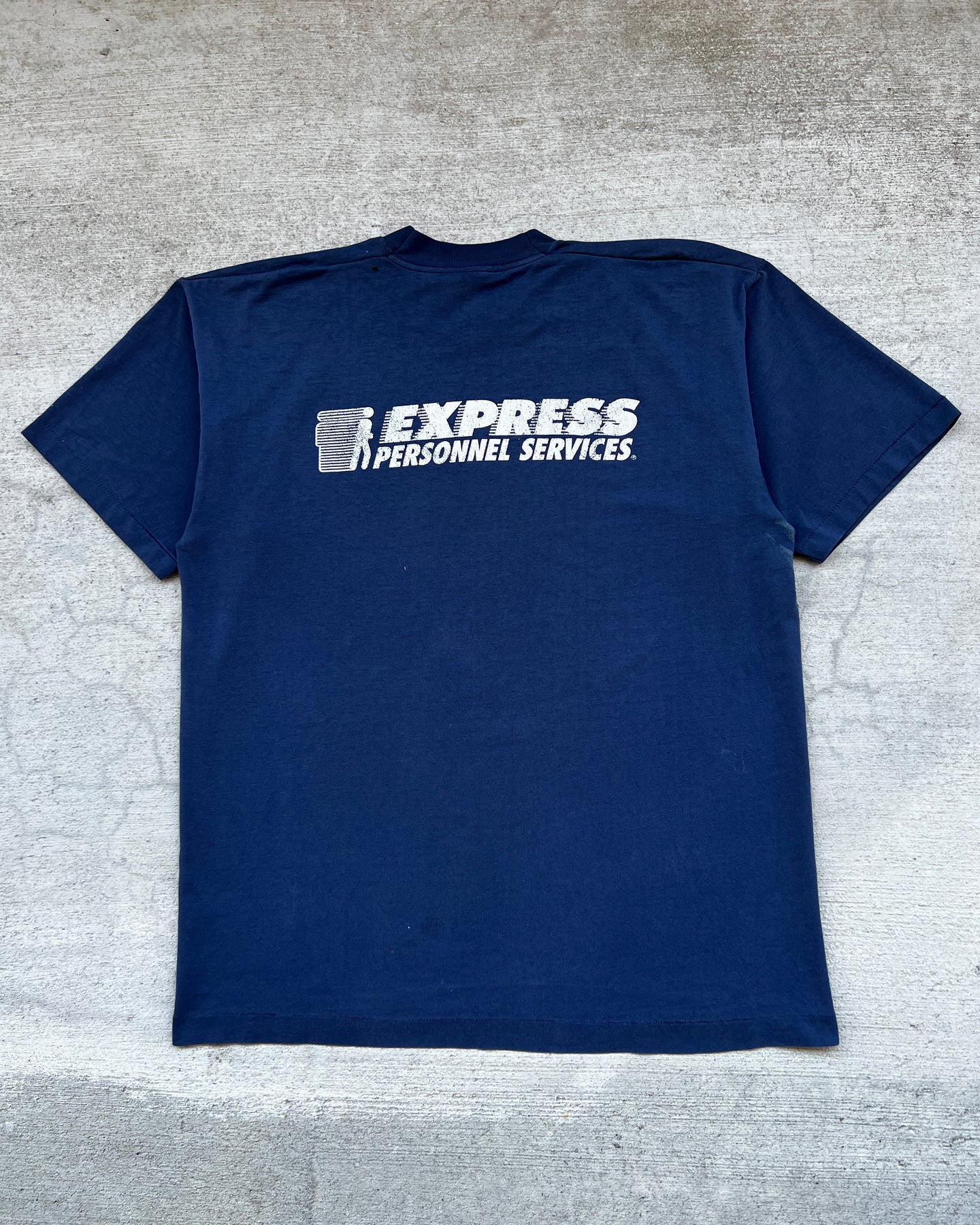 1990s Express Personnel Services Single Stitch Tee - Size X-Large