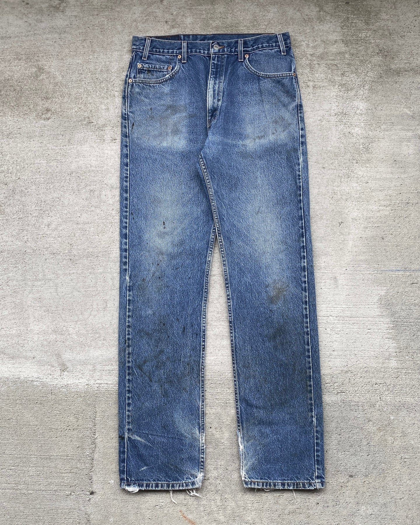 1990s Levi's Dirty Wash Well Worn 505 - Size 34 x 35