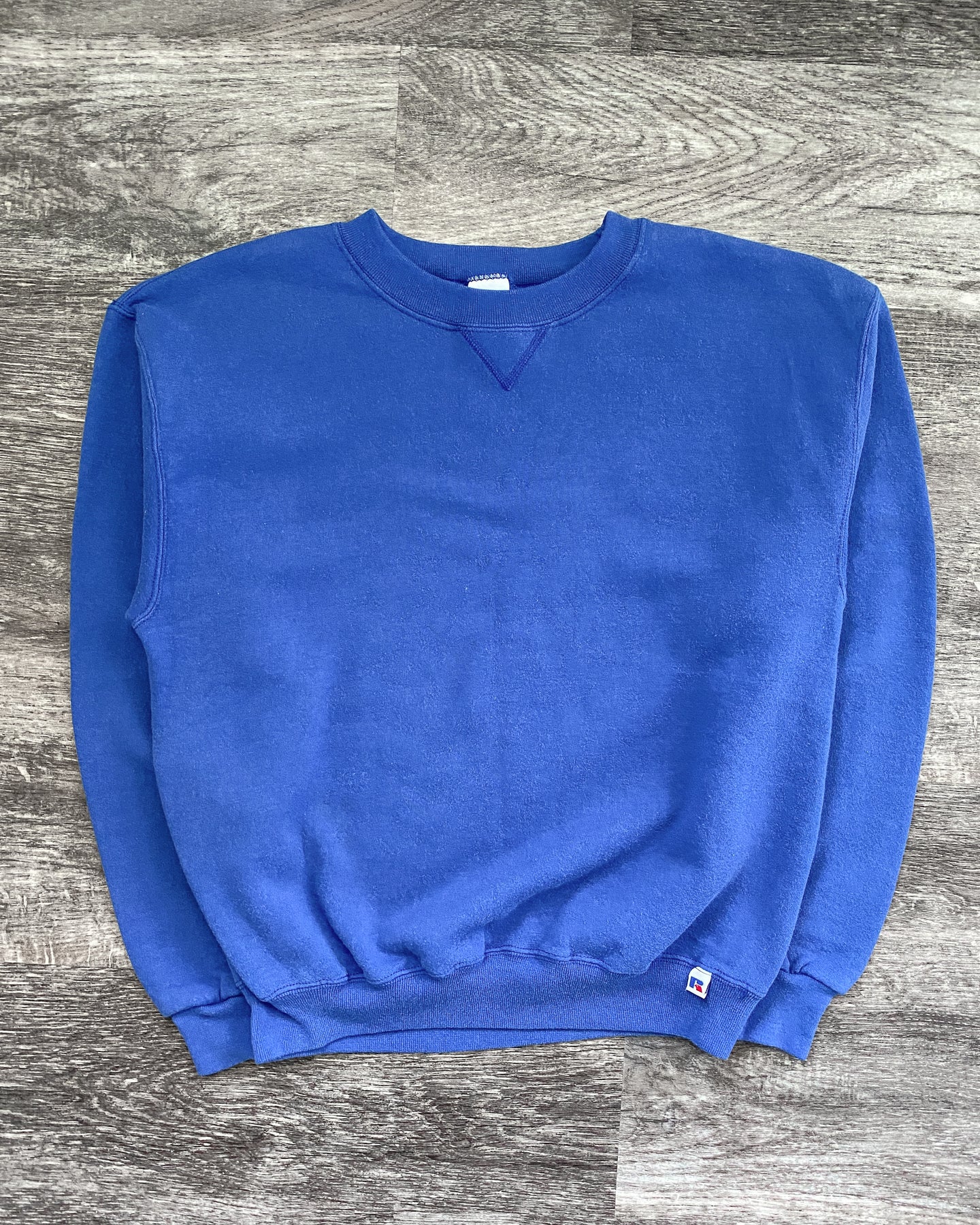 1990s Russell Athletic Royal Blue Crewneck Sweatshirt - Size Medium
