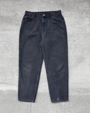 Load image into Gallery viewer, 1990s Levi&#39;s Orange Tab Washed Black 550 - Size 33 x 28

