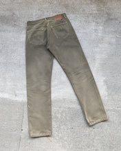 Load image into Gallery viewer, 1990s Levi&#39;s Distressed Olive 501 - Size 32 x 33
