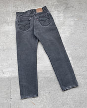 Load image into Gallery viewer, 1990s Levi&#39;s Worn and Faded Charcoal 505 - Size 34 x 32
