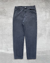 Load image into Gallery viewer, 1980s Levi&#39;s Heavily Repaired Washed Black 501 - Size 34 x 31
