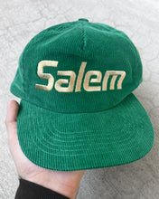 Load image into Gallery viewer, 1990s Salem Corduroy Snapback Hat - One Size
