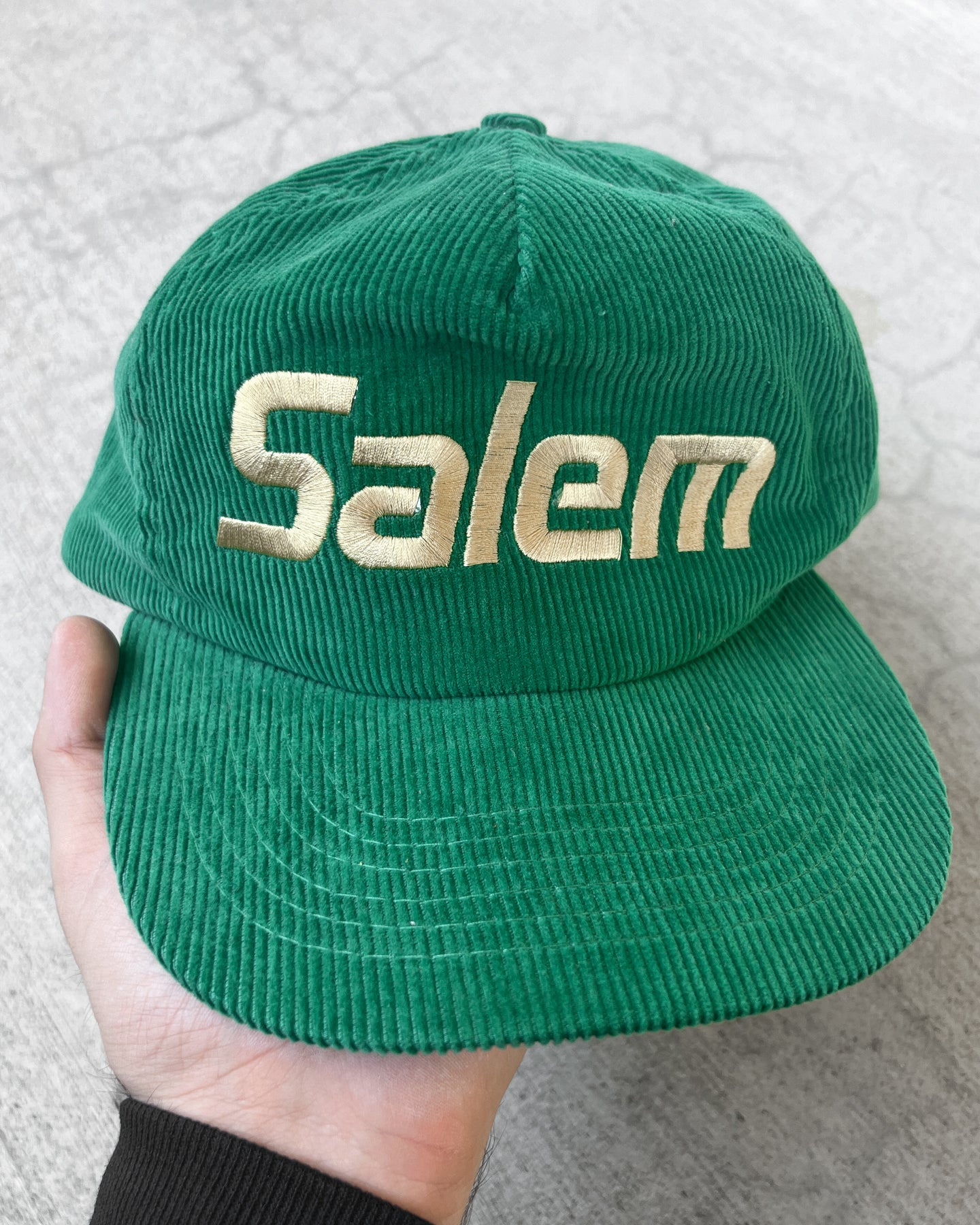 1990s Salem Corduroy Snapback Hat - One Size