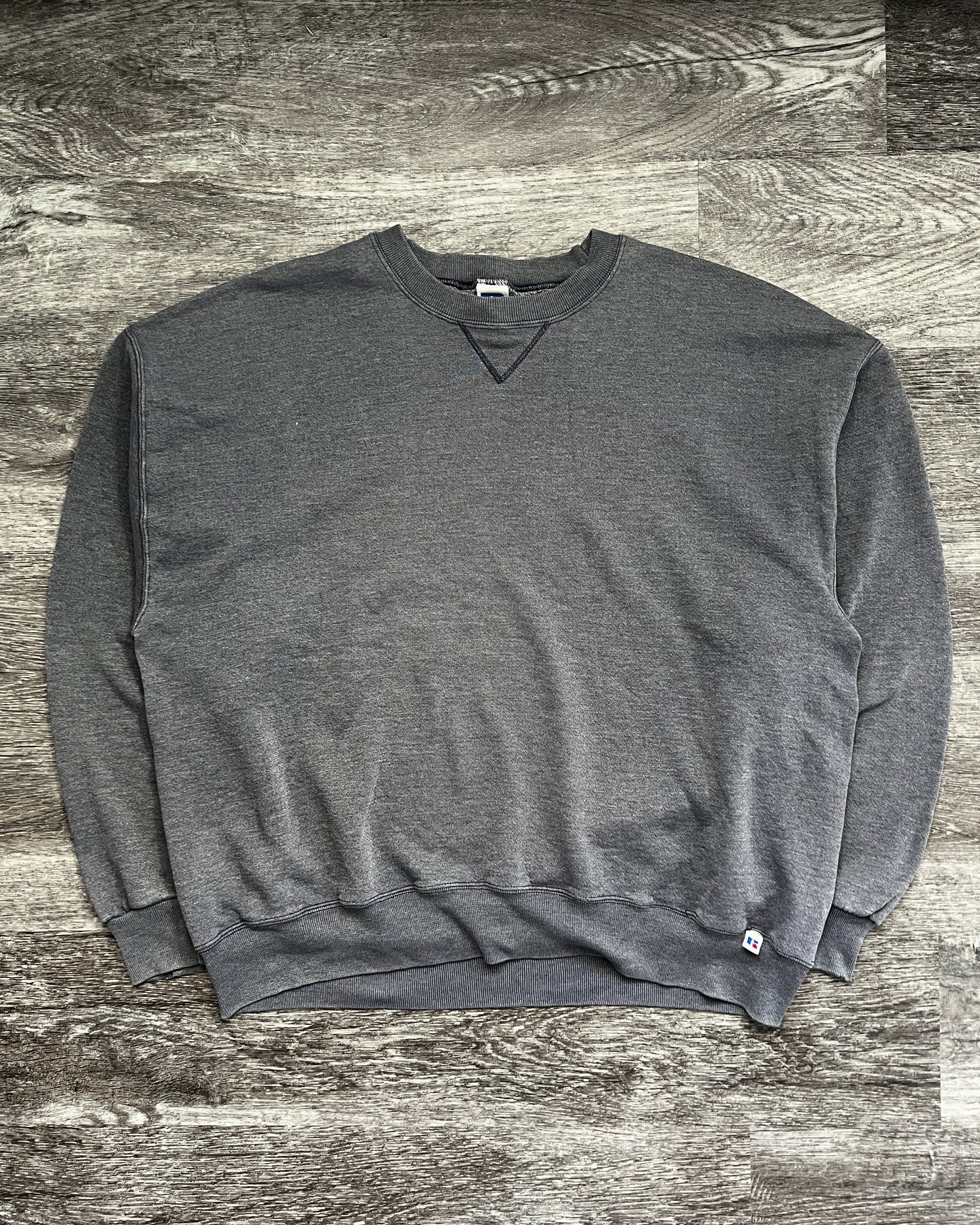 1990s Russell Athletic Blue Grey Crewneck - Size X-Large