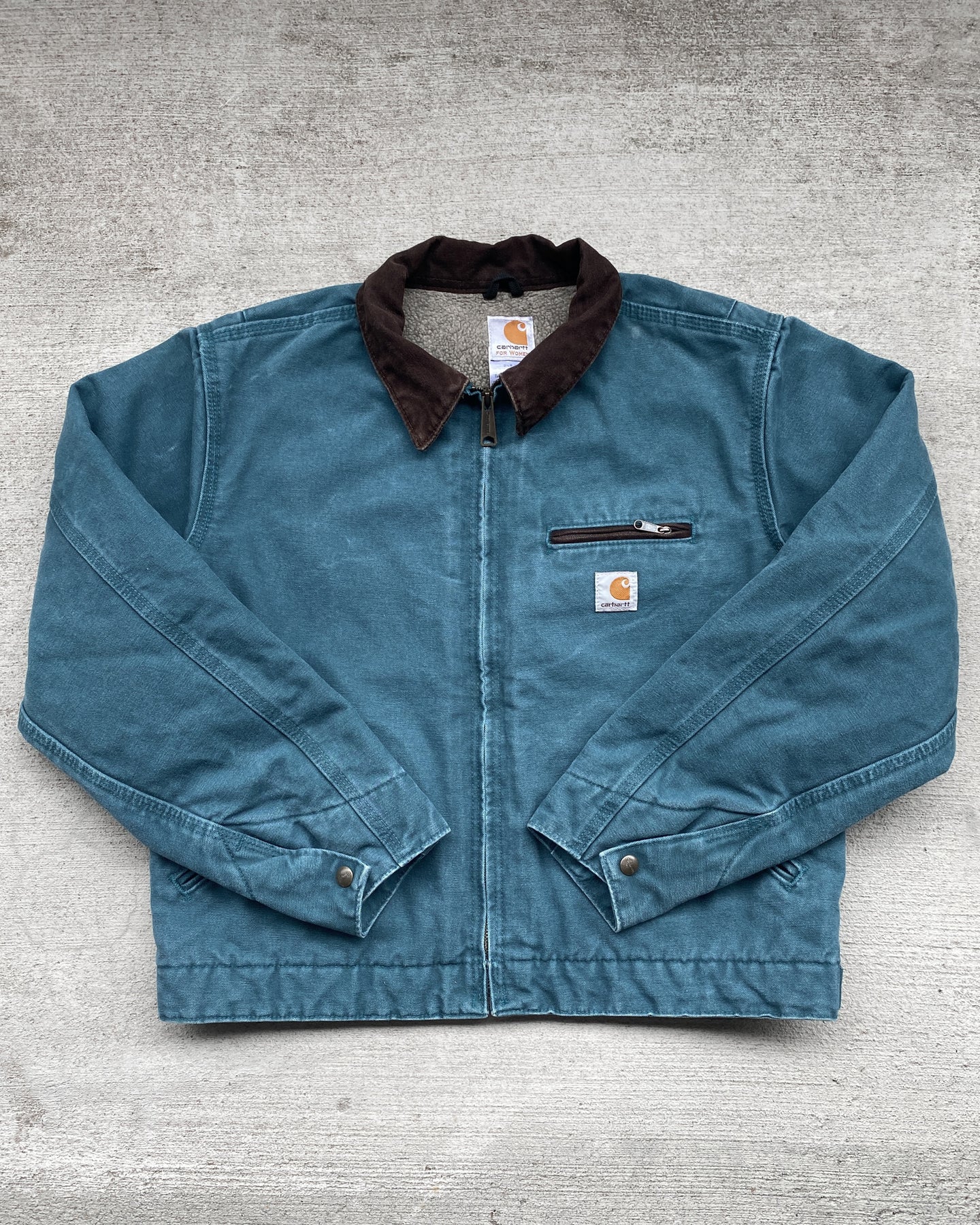 Carhartt Deep Turquoise Detroit Jacket - Size Medium