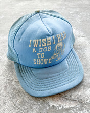 Load image into Gallery viewer, 1980s I Wish I Had a Job Snapback Trucker Hat - One Size
