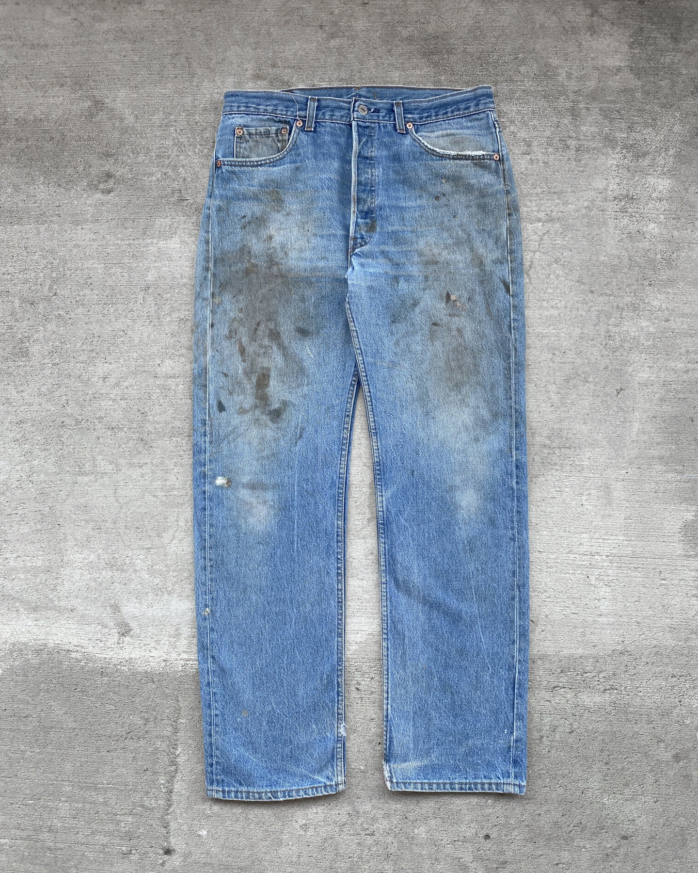 1990s Levi's Dirty Wash 501 - Size 34 x 31