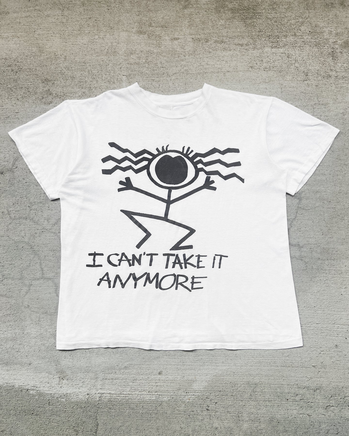 1990s I Can't Take It Anymore Single Stitch Tee - Size X-Large