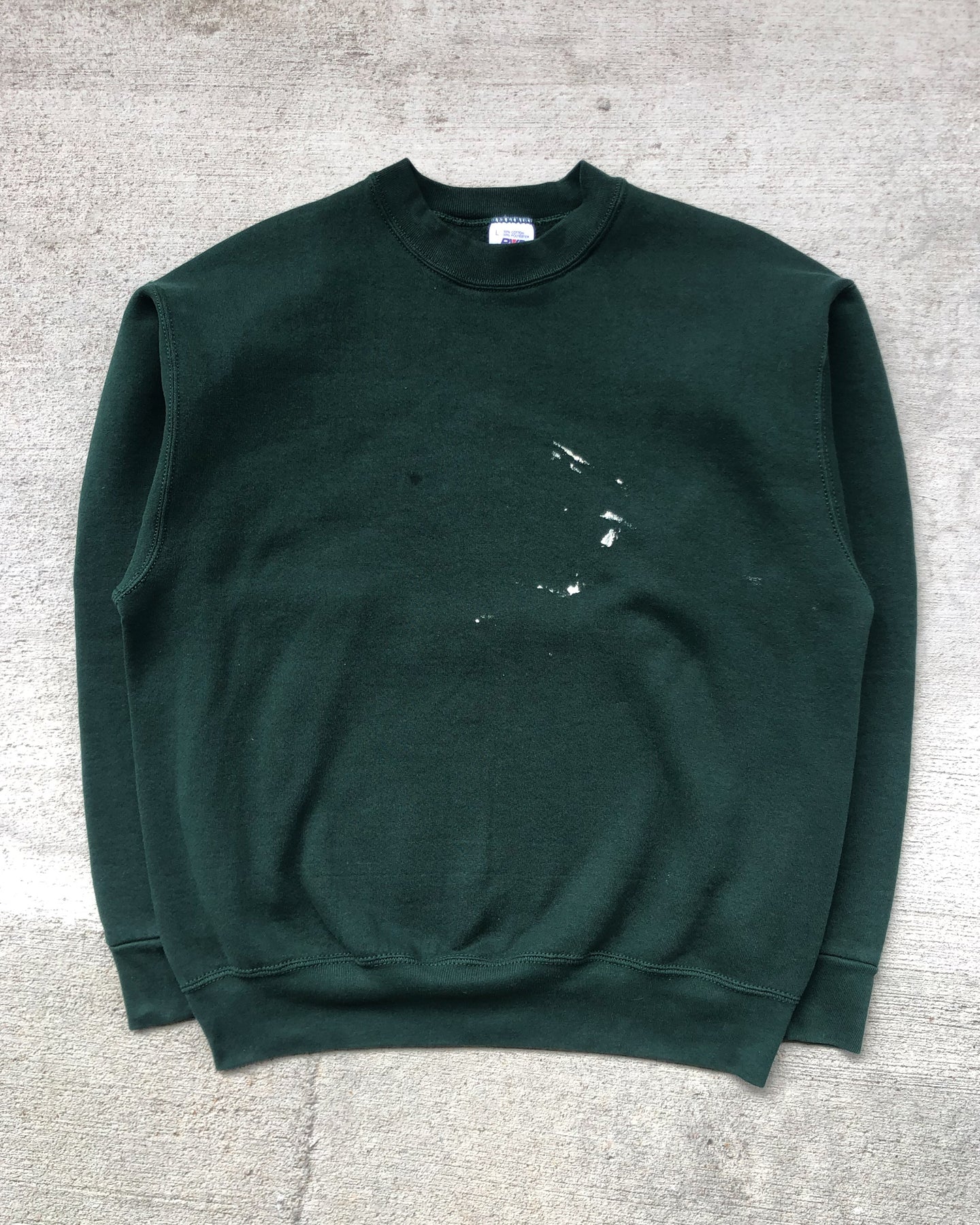 1990s Forest Green Painter Crewneck - Size X-Large