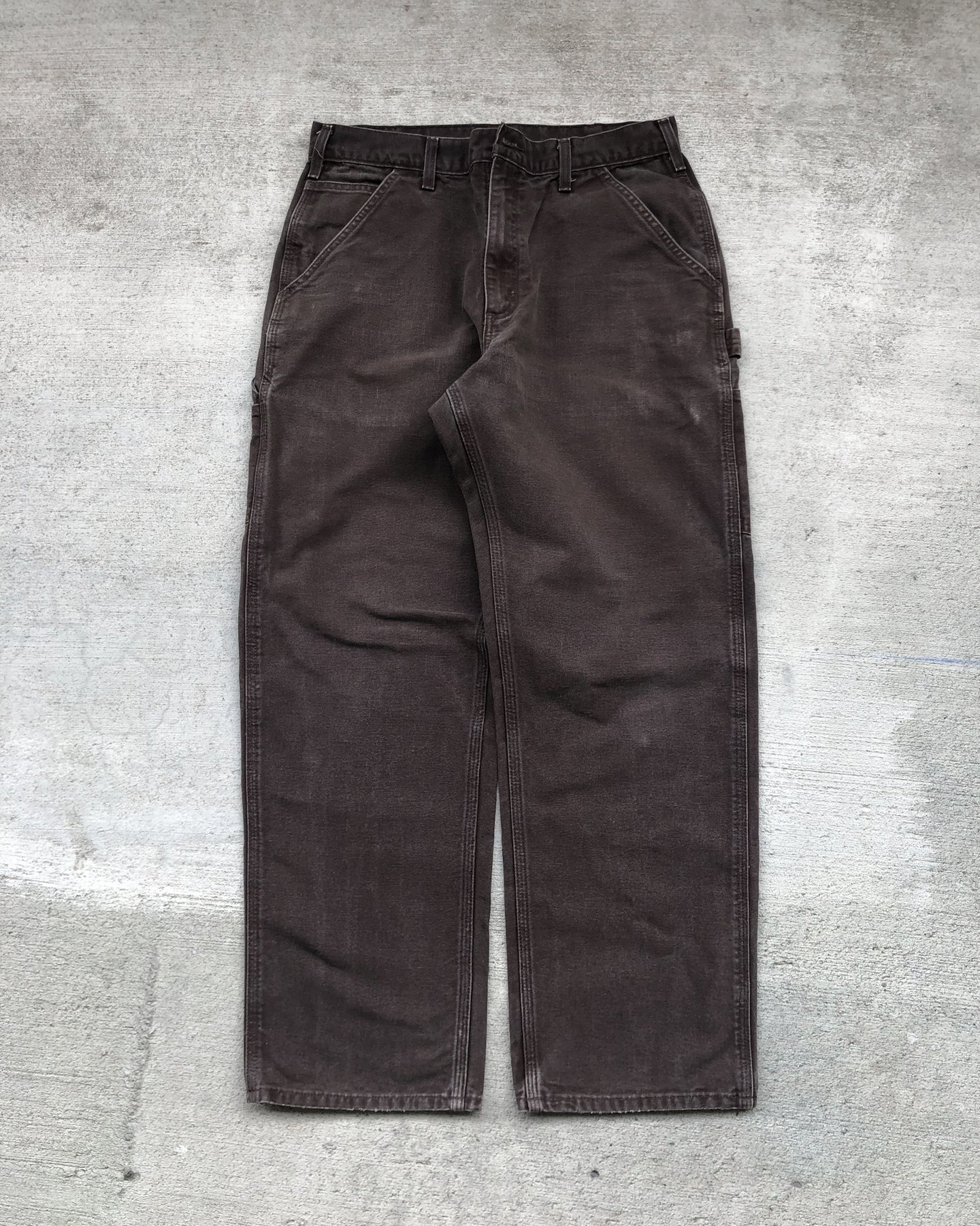 Carhartt Chocolate Brown Carpenter Pants - Size 32 x 30