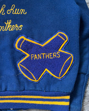 Load image into Gallery viewer, 1980s Panthers Chainstitch Collared Varsity Jacket - Size Large
