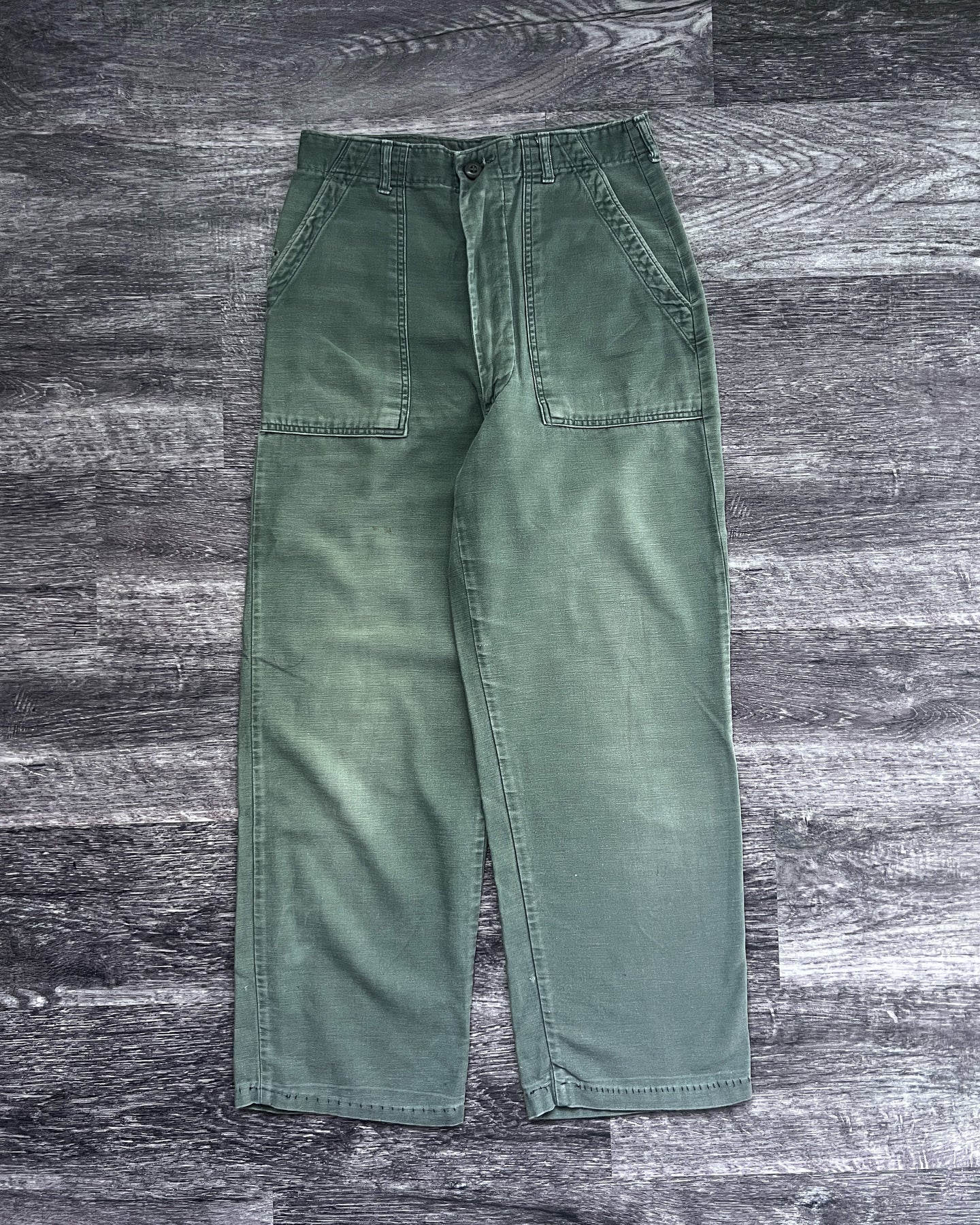 1970s OG-107 Fatigue Pants - Size 28 x 28