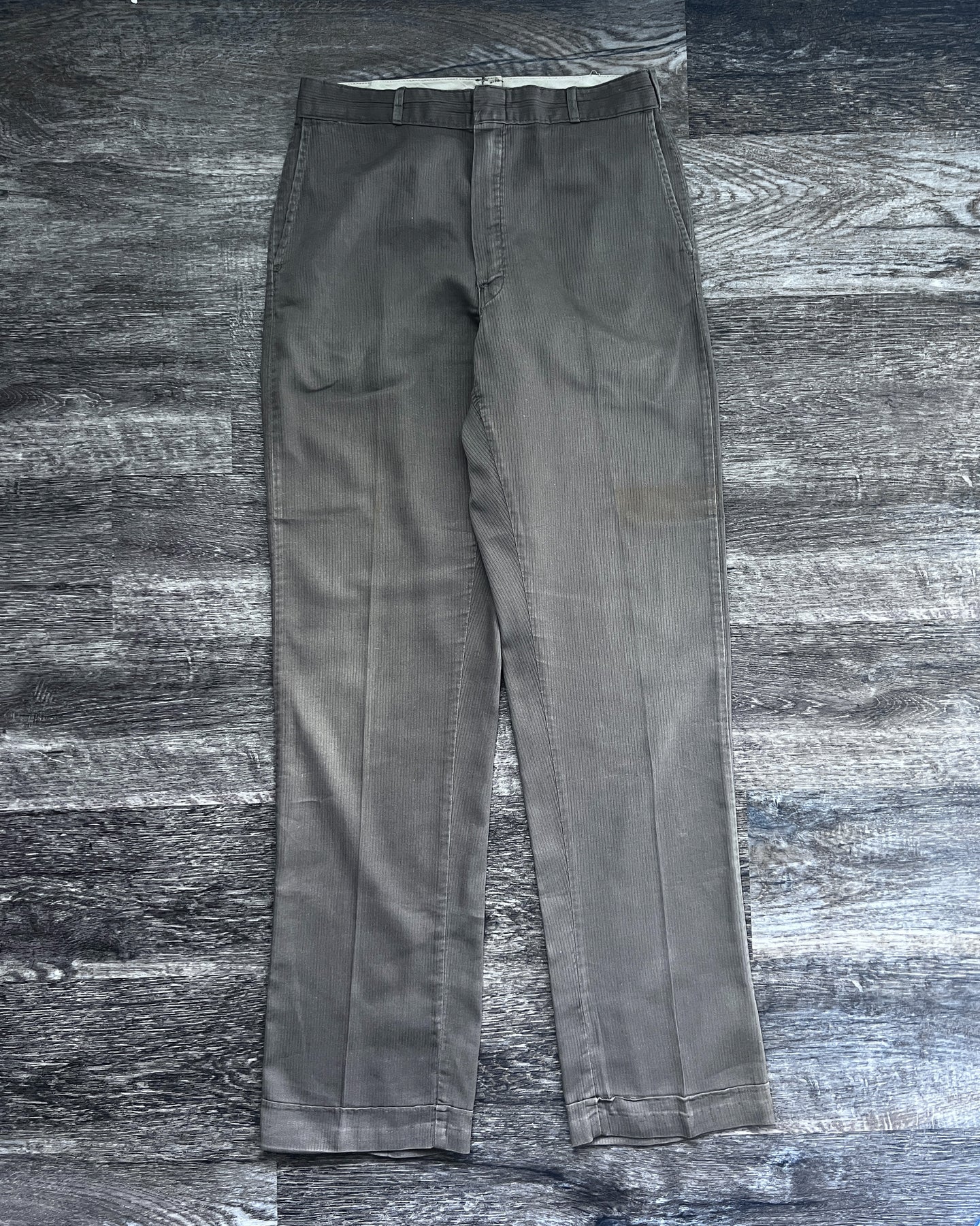 1950s Brown Trousers - Size 31 x 34