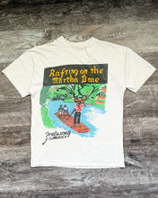 Load image into Gallery viewer, 1990s Soft White Rafting on the Martha Brae Portrait Single Stitch Tee - Size Large
