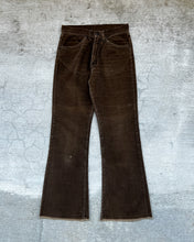 Load image into Gallery viewer, 1970s Levi&#39;s Corduroy Bell Bottom 646 with Talon Zip - Size 29 x 30
