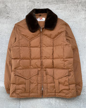 Load image into Gallery viewer, 1980s Burnt Orange Down Puffer Parka - Size X-Large
