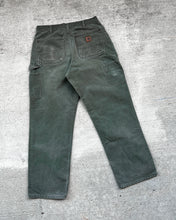 Load image into Gallery viewer, Carhartt Moss Green Carpenter Work Pants - Size 32 x 30
