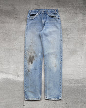 Load image into Gallery viewer, 1980s Levi&#39;s Dirty Wash and Distressed Orange Tab 505 - Size 29 x 31

