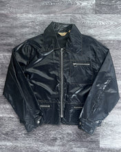 Load image into Gallery viewer, 1970s Nylon Black Breaker Jacket - Size Large
