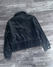 Load image into Gallery viewer, 1970s Nylon Black Breaker Jacket - Size Large
