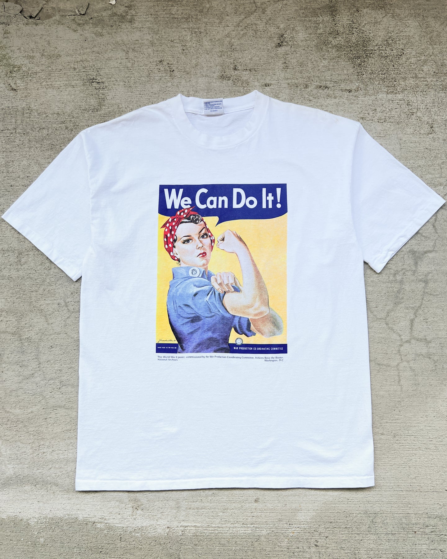 1990s Rosie The Riveter Single Stitch Tee - Size X-Large