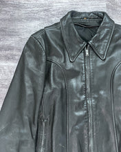 Load image into Gallery viewer, 1980s Black Leather Jacket - Size Large

