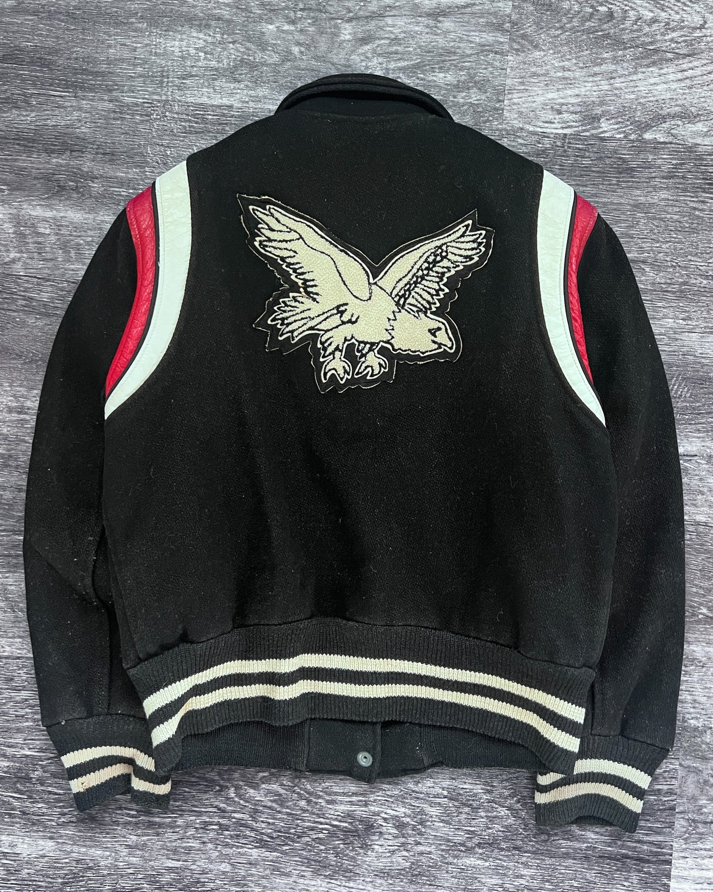1970s Eagles Varsity Jacket - Size Medium