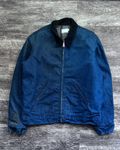Load image into Gallery viewer, 1970s Dark Wash Denim Work Jacket - Size X-Large
