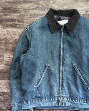 Load image into Gallery viewer, 1970s Well Worn Denim Work Jacket - Size Large
