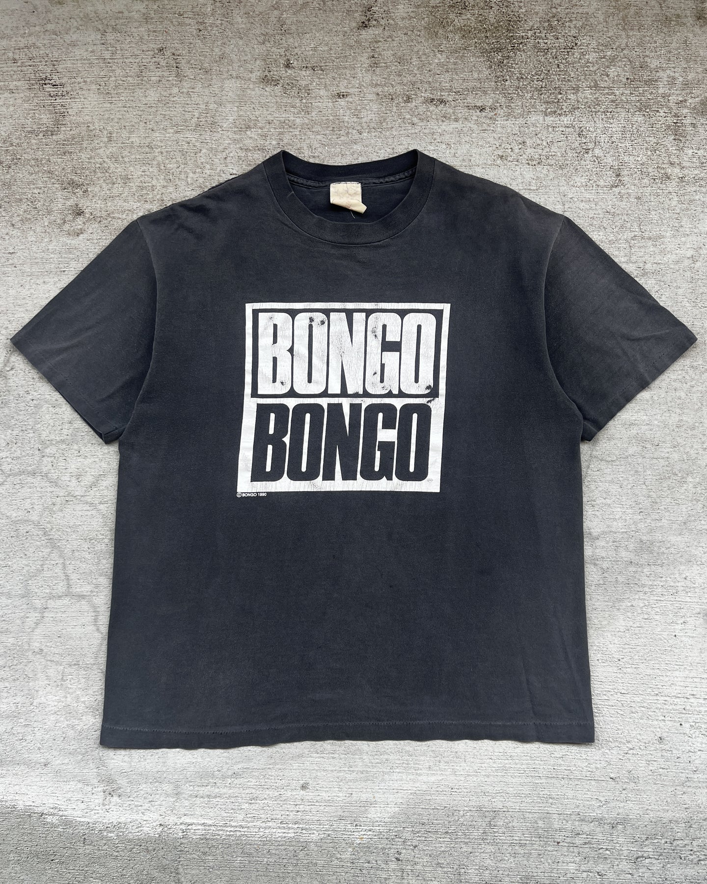 1990s Bongo Single Stitch Faded Tee - Size X-Large