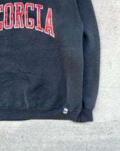 Load image into Gallery viewer, 1980s Faded Black Russell Athletic Georgia Crewneck - Size Large

