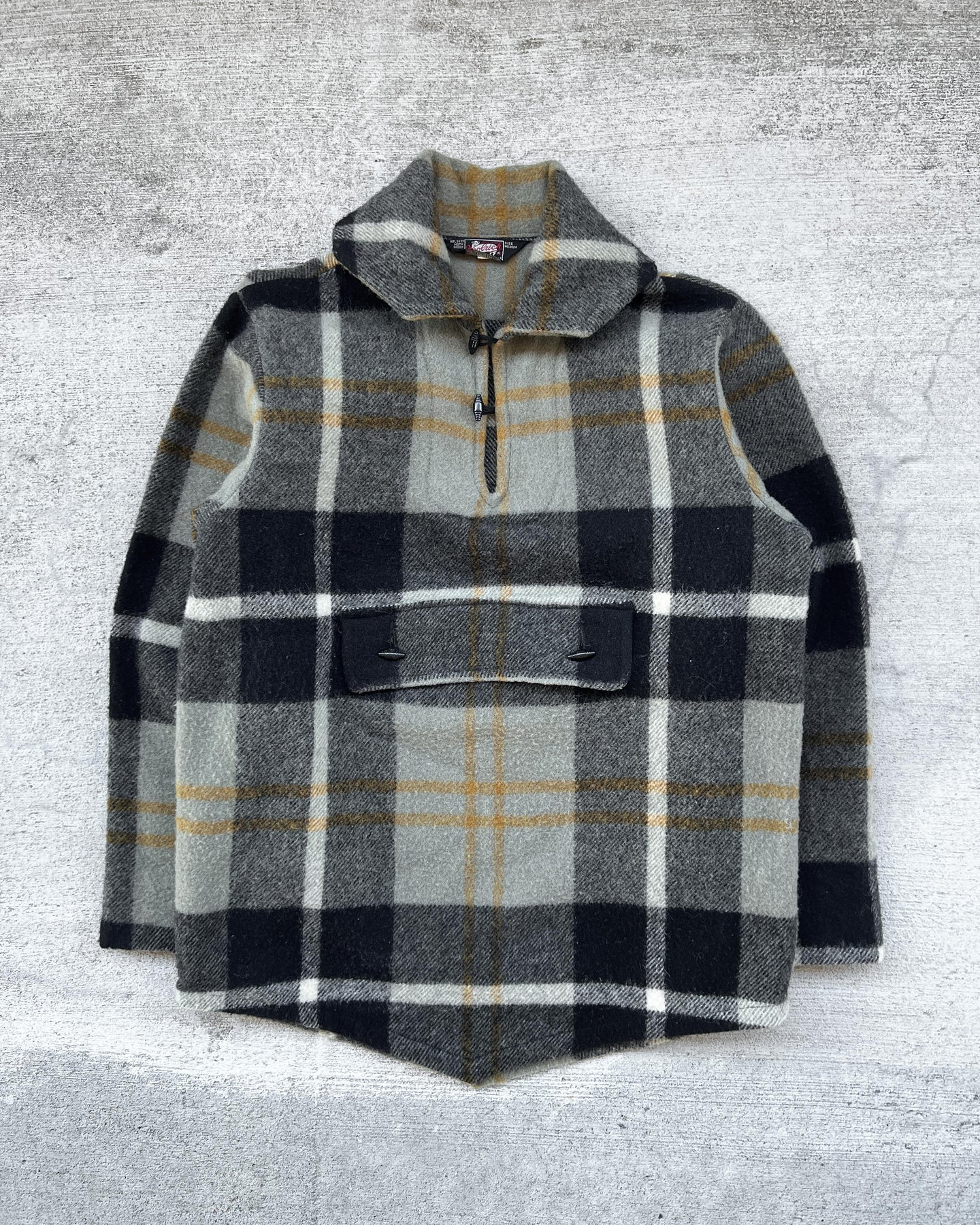 1950s Woolrich Flannel Wool Pullover - Size X-Large