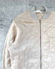 Load image into Gallery viewer, 1960s Cream Quilted Liner Jacket - Size Large
