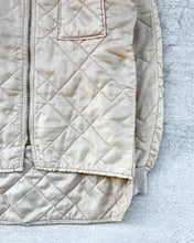 Load image into Gallery viewer, 1960s Cream Quilted Liner Jacket - Size Large
