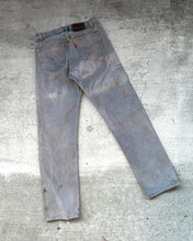 Load image into Gallery viewer, 1990s Levi&#39;s Sun Faded Distressed Purple Grey 501 - Size 31 x 31
