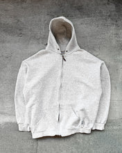 Load image into Gallery viewer, 1990s Discus Athletic Ash Grey Zip Up Hoodie - Size X-Large
