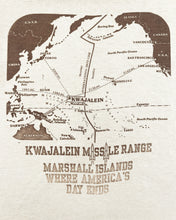 Load image into Gallery viewer, 1980s Kwajalein Missile Range Single Stitch Cream Tee - Size Medium
